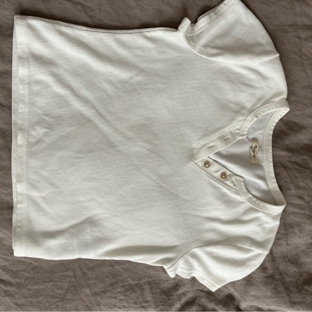 Madewell shrunken henley t shirt